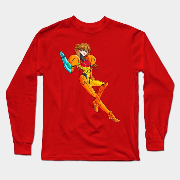 Samus Asuka Long Sleeve T-Shirt by DrawingsFromHell